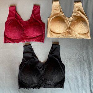 38C Lace Wireless Comfort Bras (3)